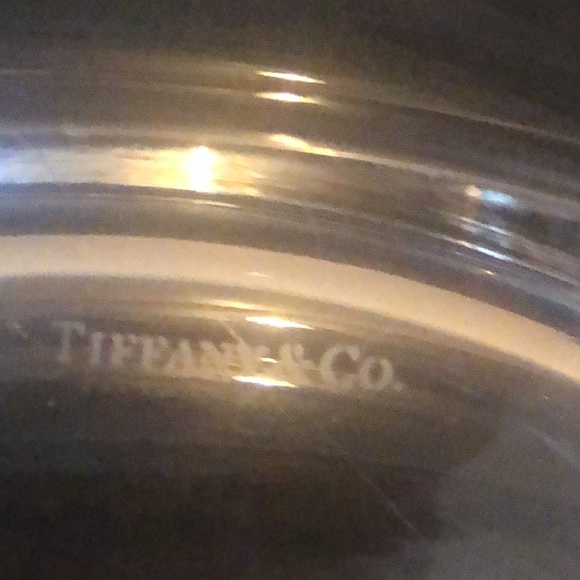 Tiffany & Co lead crystal ice bucket scalloped top 7” by 7” 2006 fall promo - Picture 5 of 6